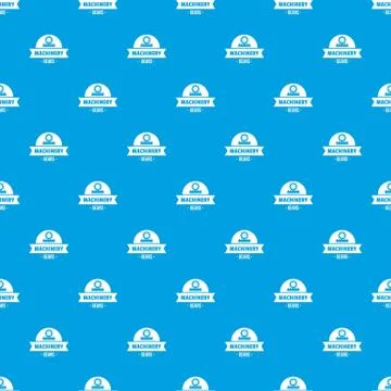 Technical machinery pattern vector seamless blue 스톡 일러스트