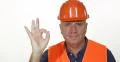 Technical Man Employee Looking Camera Reporting Job Done Ok Sign Great Results 4k or 4k+ Resolution