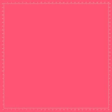 Technical measurement ruler frame scale overlay coral pink background vector Stock Illustration