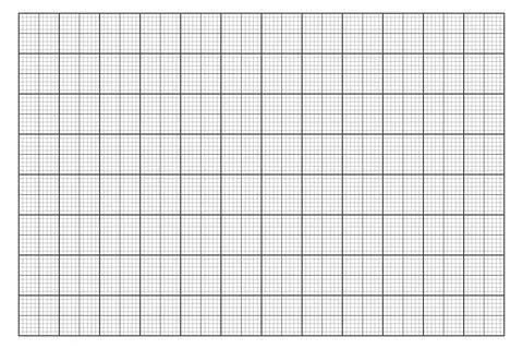 Technical millimeter graph paper. Technical and educational template for en.. Stockillustratie