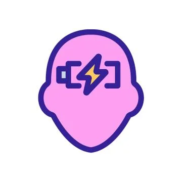 Technical mindset icon vector. Isolated contour symbol illustration 스톡 일러스트