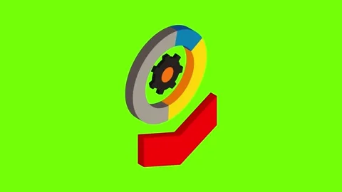 Technical optimization icon animation Stock Footage 152576491