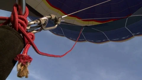 Technical parts of the balloon view Stock Footage 73127893