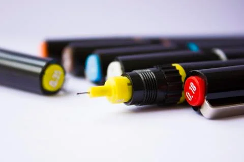 Technical pens Stock Photos