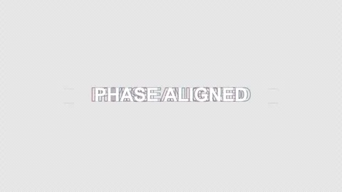Technical phase aligned text overlay on transparent background Stock Footage 346196542