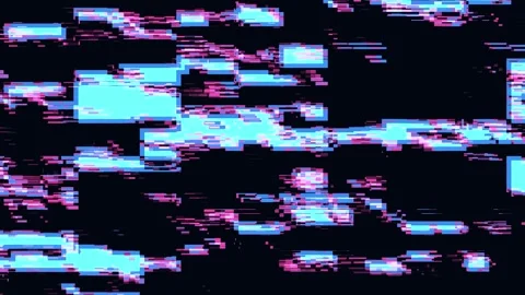 Technical problem computer screen with glitch effect. Image submission error. Stock-Footage 314109986