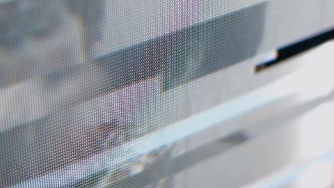 Technical problem with the TV signal, glitch. Stock-Footage 88219279