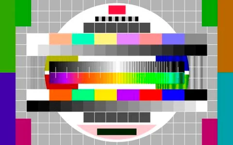 Technical problems on TV Stock Illustration