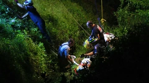 Technical Rescue LFR#5 Stock Footage 937666