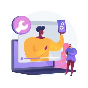 Technical review abstract concept vector illustration. 库存插图