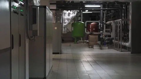 The technical room. factory Stock Footage 105607106