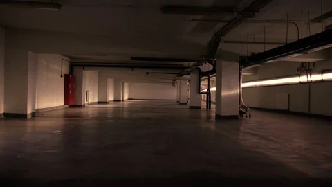 Technical room at sunset Stock Footage 91586293