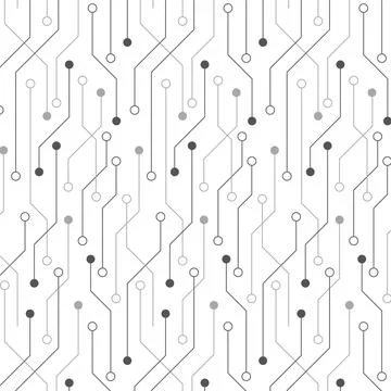 Technical scheme. Vector pattern in line style Stock Illustration