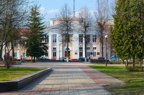 Technical School (architect S.D. Shabunevsky), Gomel, Belarus Stock-Fotos
