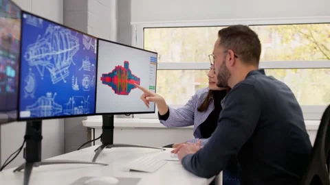Technical School: CAD Software For CNC Mechanical Design Stock Footage 321966212