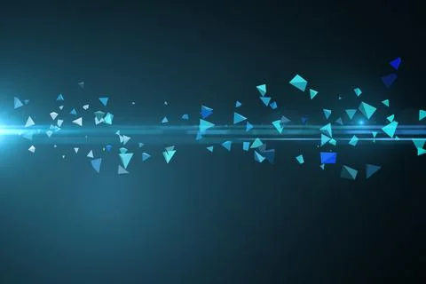 Technical screen with little pyramids Stock Photos