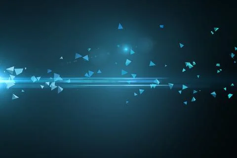 Technical screen with little pyramids Stock Photos