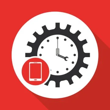 Technical service and call center icon design, vector illustration Illustrazione stock