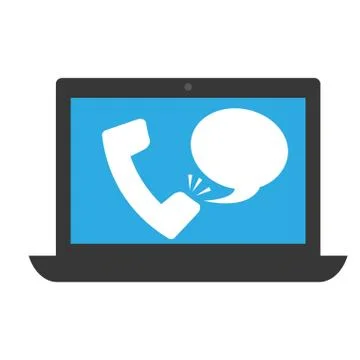 Technical service computers icon Illustrazione stock