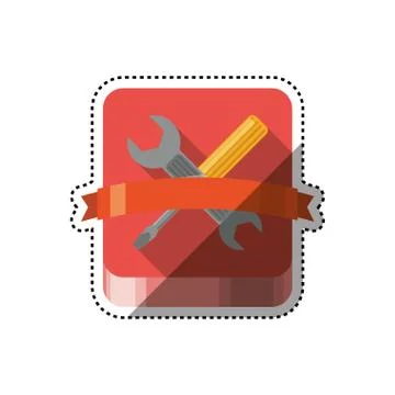 Technical service online Illustrazione stock