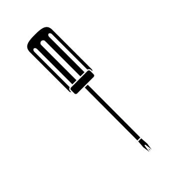 Technical service solutions screwdriver icon Stock Illustration