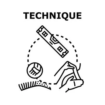 Technical skill development and engineering construction process Stock Illustration