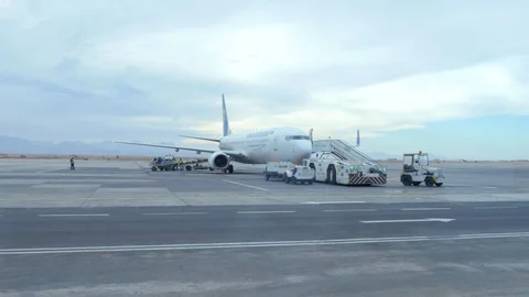 Technical Support of the Airport Stock Footage 87085671