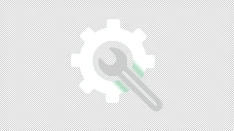 Technical Support and Maintenance Icon Animation Transparent Background Stock Footage 335274934