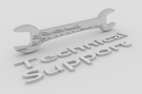 Technical Support concept Stock Illustration