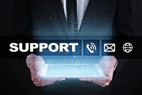 Technical support. Customer help. Business and technology concept. Stock-Fotos