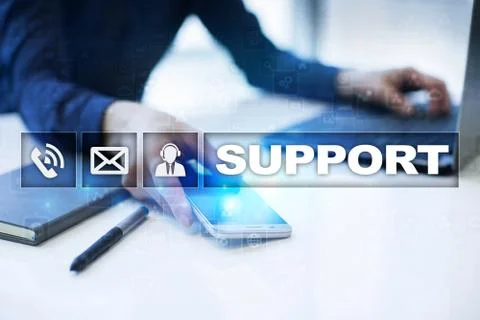 Technical support. Customer help. Business and technology concept. Stock-Fotos