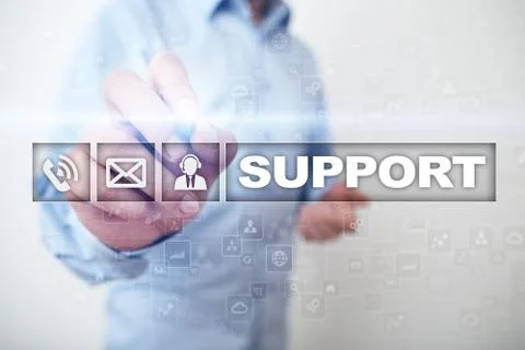 Technical support. Customer help. Business and technology concept. Stock-Fotos