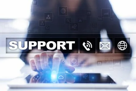 Technical support. Customer help. Business and technology concept. 写真素材