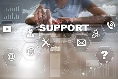 Technical support. Customer help. Business and technology concept. 写真素材