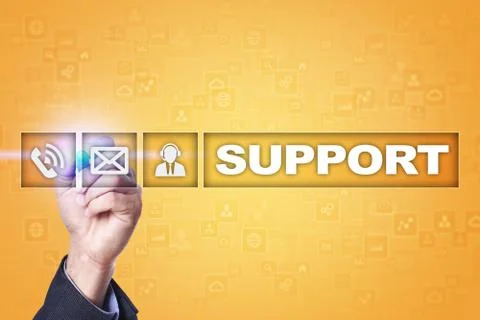 Technical support. Customer help. Business and technology concept. Stock-Fotos