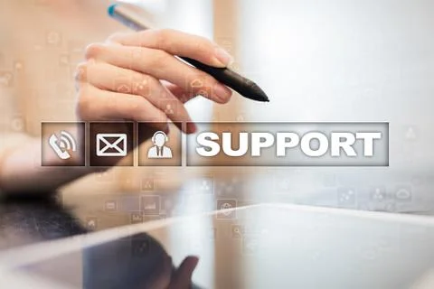 Technical support. Customer help. Business and technology concept. Stock-Fotos