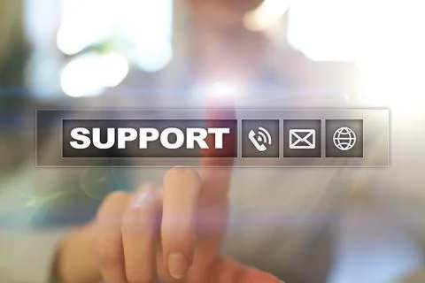 Technical support. Customer help. Business and technology concept. Stock-Fotos
