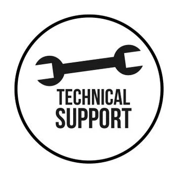 Technical support design, vector illustration eps10 graphic Stock Illustration