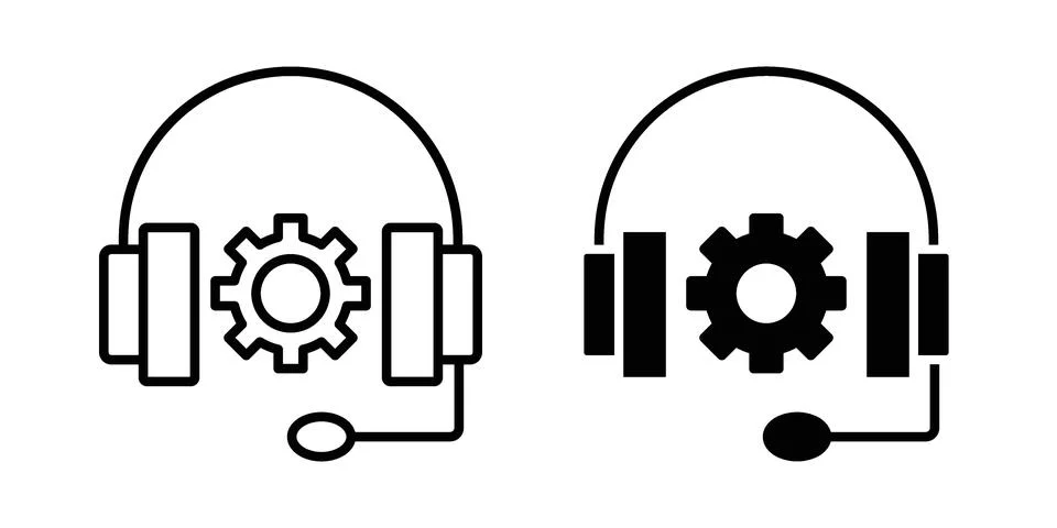 Technical support icon or illustration vector symbols Stock Illustration