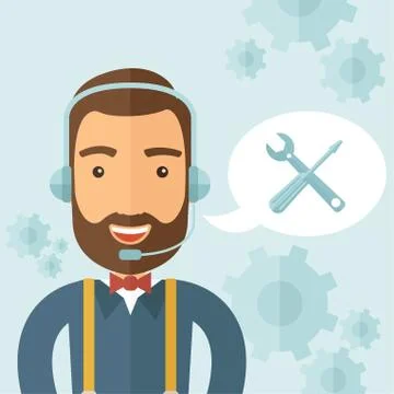 Technical Support Illustrazione stock
