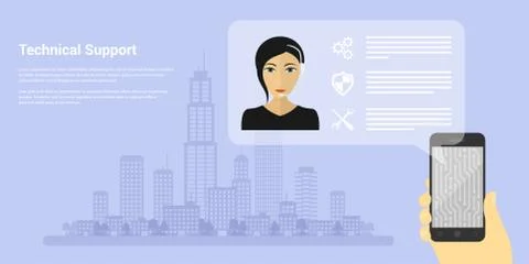 Technical support Stock Illustration