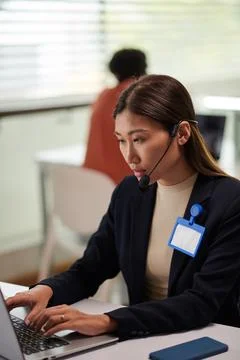 Technical Support Operator Stock Photos