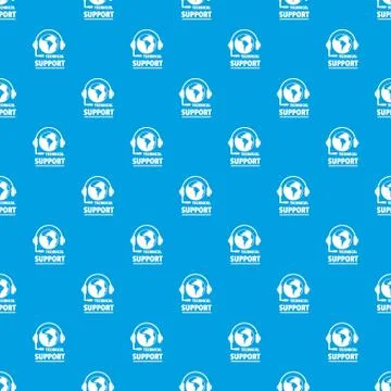 Technical support pattern seamless blue Stock Illustration
