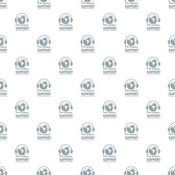 Technical support pattern seamless 스톡 일러스트