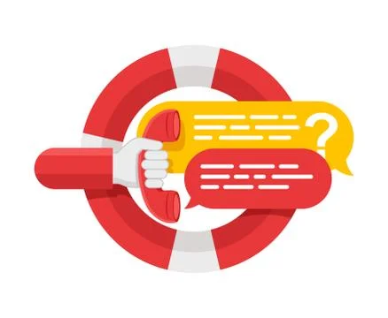 Technical support service icon Stock Illustration