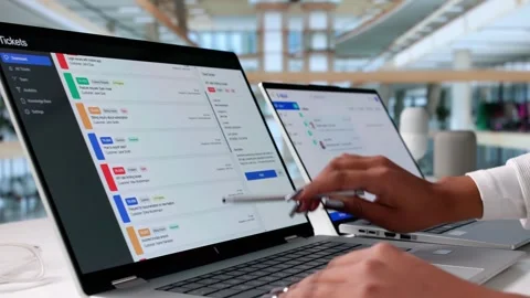 Technical Support Software And Helpdesk Stock Footage 318329382