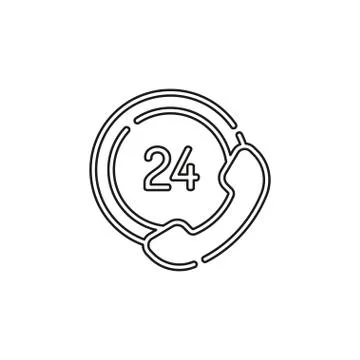 Technical support vector icon Stock Illustration