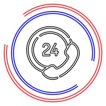 Technical support vector icon Stock Illustration