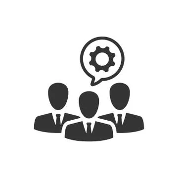 Technical Team Icon Illustrazione stock