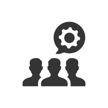 Technical Team Icon Stock Illustration